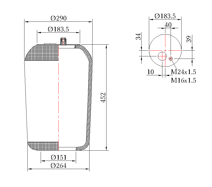 Рессора грузовая Mercedes-Benz / Renault Trucks SONDER 09.003.0039